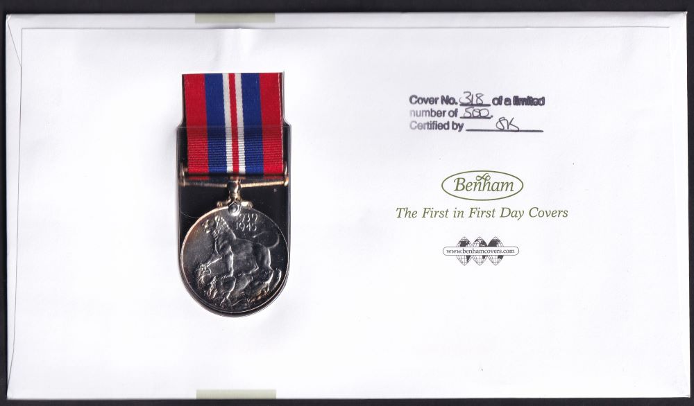 GB 2001 "FIREPOWER" MEDAL COVER #1