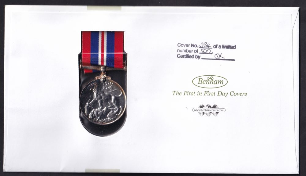 GB 2001 "FIREPOWER" MEDAL COVER #2