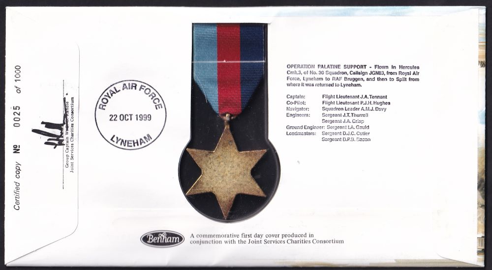 GB 1999 1939-1945 STAR MEDAL COVER