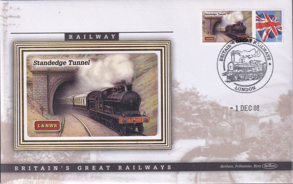 GB 2008 LOCOMOTIVE "SILK" COVER - STANDEDGE TUNNEL