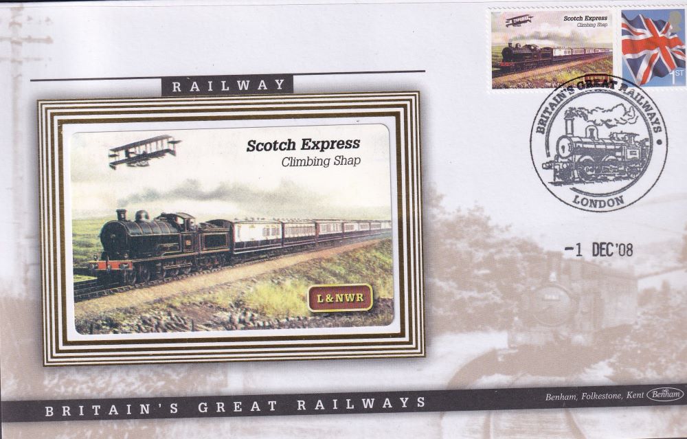 GB 2008 LOCOMOTIVE "SILK" COVER - SCOTCH EXPRESS