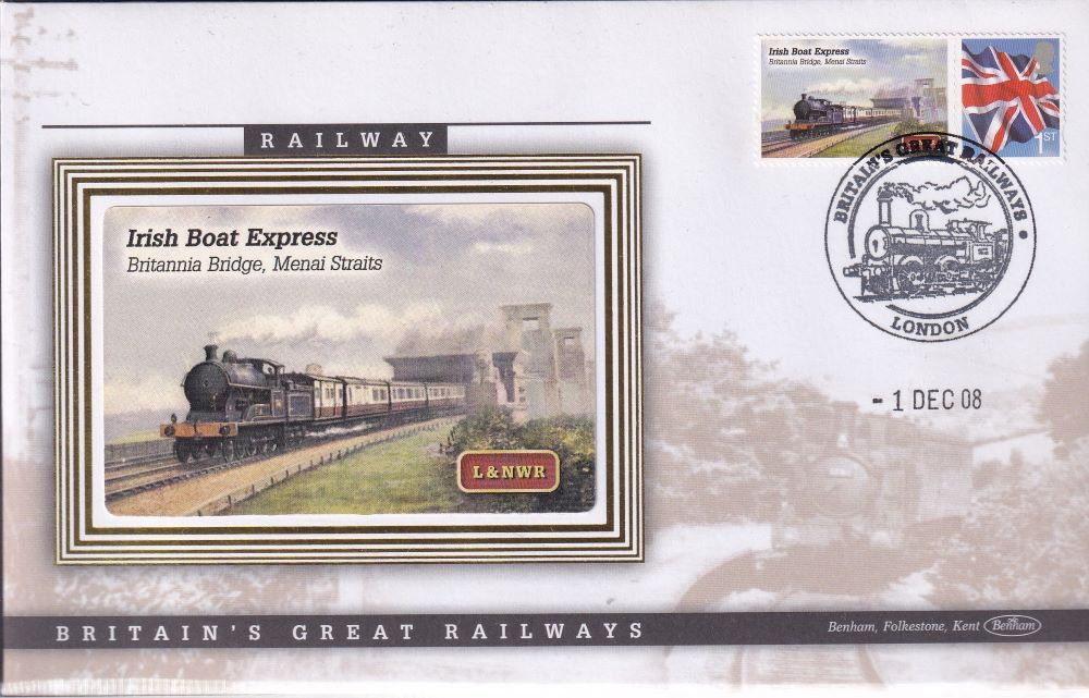 GB 2008 LOCOMOTIVE "SILK" COVER -IRISH BOAT EXPRESS