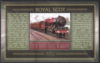 GB 2006 LOCOMOTIVE "SILK" COVER - GREAT NAMED TRAINS- ROYAL SCOT