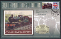 GB 2006 LOCOMOTIVE "SILK" COVER - GREAT NAMED TRAINS- CORNISH RIVIERA EXPRESS