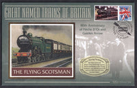 GB 2006 LOCOMOTIVE "SILK" COVER - GREAT NAMED TRAINS- THE FLYING SCOTSMAN
