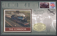 GB 2006 LOCOMOTIVE "SILK" COVER - GREAT NAMED TRAINS- THE CORRIDOR