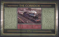 GB 2006 LOCOMOTIVE "SILK" COVER - GREAT NAMED TRAINS- THE CORRIDOR