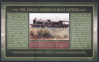 GB 2006 LOCOMOTIVE "SILK" COVER - GREAT NAMED TRAINS- THE ANGLO-AMERICAN EXPRESS