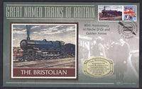 GB 2006 LOCOMOTIVE "SILK" COVER - GREAT NAMED TRAINS- THE BRISTOLIAN