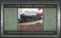 GB 2006 LOCOMOTIVE "SILK" COVER - GREAT NAMED TRAINS- THE TORBAY EXPRESS
