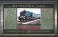 GB 2006 LOCOMOTIVE "SILK" COVER - GREAT NAMED TRAINS- THE TEES-TYNE-PULLMAN