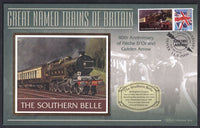 GB 2006 LOCOMOTIVE "SILK" COVER - GREAT NAMED TRAINS- THE SOUTHERN BELLE