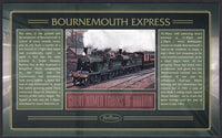 GB 2006 LOCOMOTIVE "SILK" COVER - GREAT NAMED TRAINS-  THE BOURNEMOUTH  EXPRESS