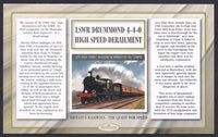 GB 2008 BRITAIN'S RAILWAYS "SILK" COVER - THE QUEST FOR SPEED - 1906 - LSWR 'L12' 4-4-0