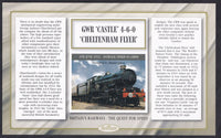GB 2008 BRITAIN'S RAILWAYS "SILK" COVER - THE QUEST FOR SPEED - 1932 - GWR 'CASTLE'