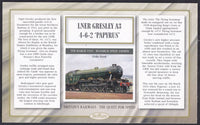 GB 2008 BRITAIN'S RAILWAYS "SILK" COVER - THE QUEST FOR SPEED - 1935 - LINER 'A3'