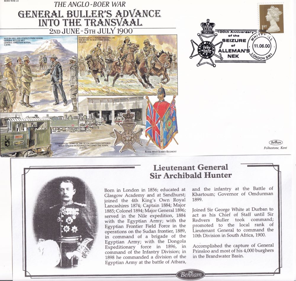 GB ANGLO BOER WAR "BULLER'S ADVANCE" - COMMEMORATIVE COVER