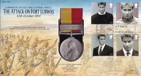 GB 2003 EAST & CENTRAL AFRICA "FORT LUBWAS" WAR MEDAL COVER