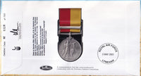 GB 2003 EAST & CENTRAL AFRICA "FORT LUBWAS" WAR MEDAL COVER