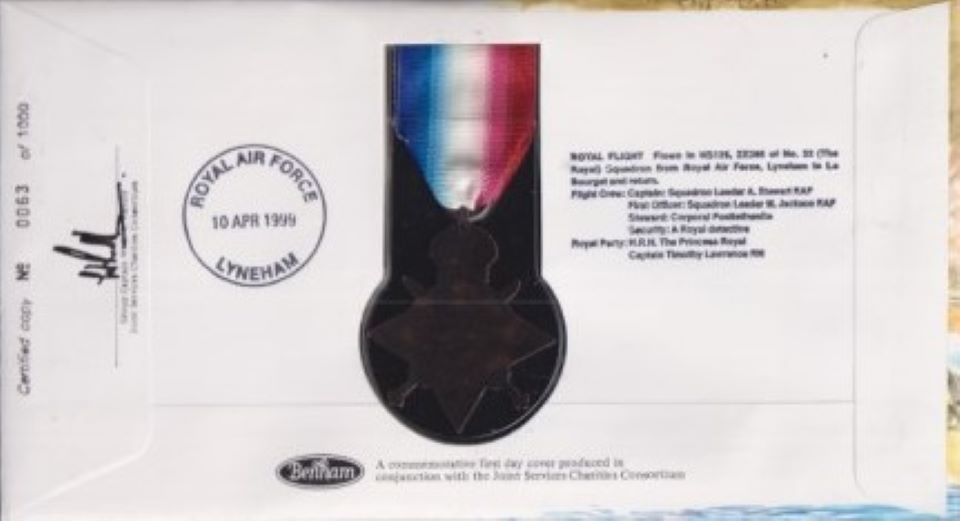 GB 1999 1914-5 STAR MEDAL 1915 COVER