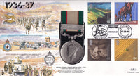 GB 1999 INDIAN GENERAL SERVICE MEDAL 1936-7 COVER