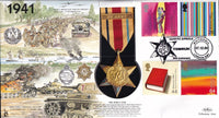 GB 2000 AFRICA STAR MEDAL 1941 COVER