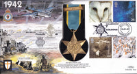 GB 2000 AIR CREW EUROPE STAR MEDAL 1942 COVER