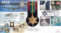 GB 2000 PACIFIC STAR MEDAL 1943 COVER