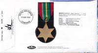 GB 2000 PACIFIC STAR MEDAL 1943 COVER