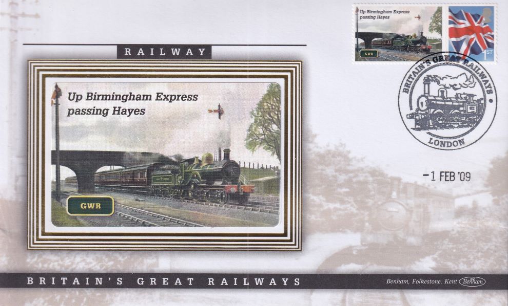 GB 2009 LOCOMOTIVE "SILK" COVER - UP BIRMINGHAM EXPRESS