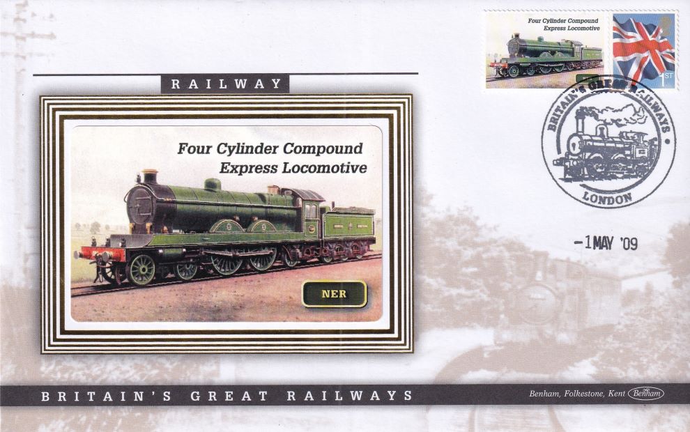 GB 2009 LOCOMOTIVE "SILK" COVER - 4 CYLINDER EXPRESS