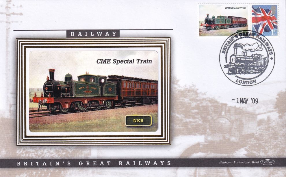 GB 2009 LOCOMOTIVE "SILK" COVER - CME SPECIAL TRAIN