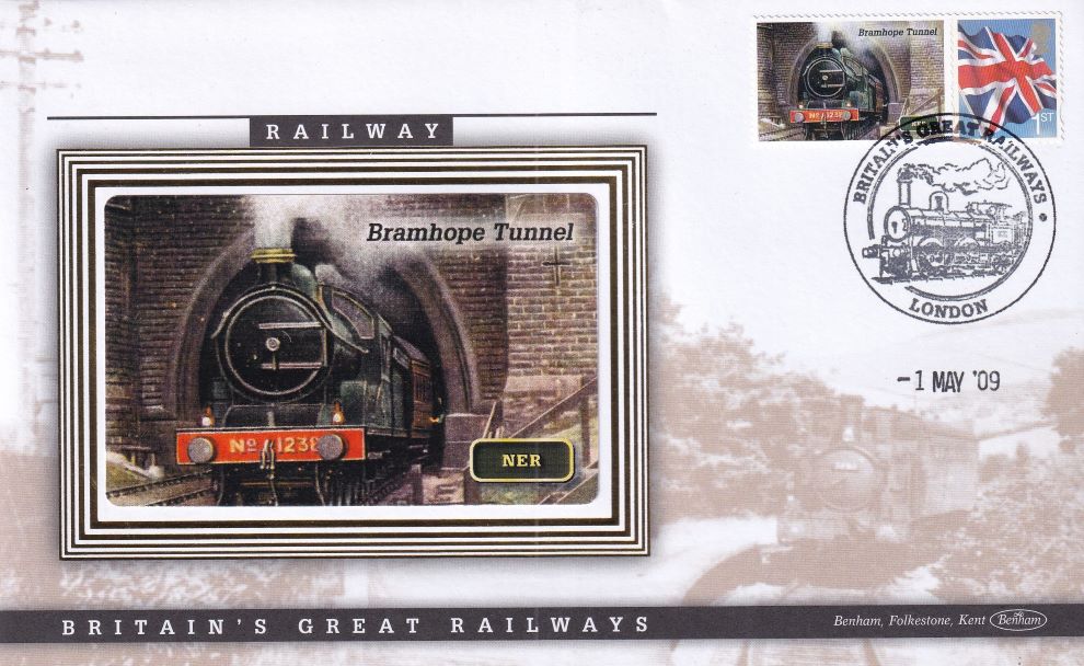 GB 2009 LOCOMOTIVE "SILK" COVER - BRAMHOPE TUNNEL