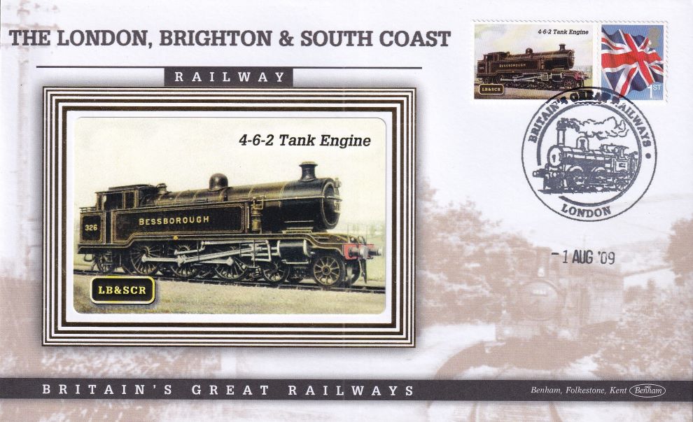 GB 2009 LOCOMOTIVE "SILK" COVER - 4-6-2 TANK ENGINE