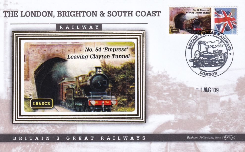GB 2009 LOCOMOTIVE "SILK" COVER - NO. 54 EMPRESS