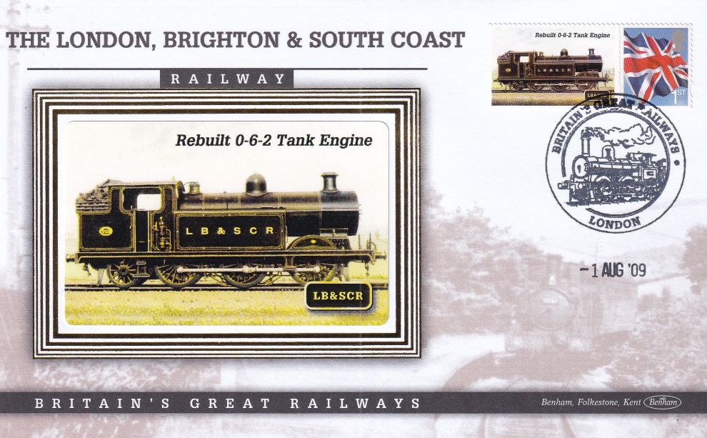 GB 2009 LOCOMOTIVE "SILK" COVER - REBUILT 0-6-2 TANK ENGINE