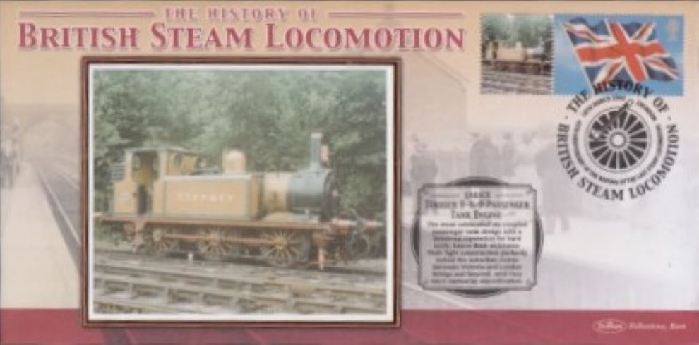 GB 2005 - HISTORY OF BRITISH STEAM LOCOMOTION "SILK" COVER -TERRIER -6-0-0 PASSENGER TANK ENGINE