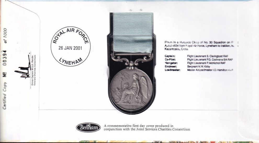 GB 1991 BATTLE OF ASSAYE MEDAL 1803 COVER