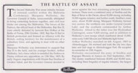 GB 1991 BATTLE OF ASSAYE MEDAL 1803 COVER