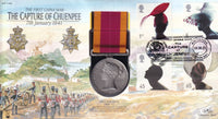 GB 2001 CAPTURE OF CHUENPEE MEDAL 1841 COVER