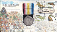 GB 2001 BATTLE OF MEEANEE MEDAL 1843 COVER