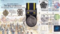GB 2001 SIEGE OF MOOLTAN MEDAL 1849 COVER