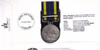 GB 2001 SIEGE OF MOOLTAN MEDAL 1849 COVER