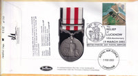 GB 2002 RELIEF OF LUCKNOW MEDAL  1858 COVER