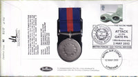 GB 2002 ATTACK ON THE GATE PA MEDAL  1864 COVER