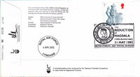 GB 2002 STORMING OF MAGDALA MEDAL  1868 COVER