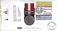 GB 2002 FENIAN RAID MEDAL  1866 COVER