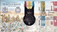 GB 2002 BATTLE OF MAIWAND MEDAL  1880 COVER