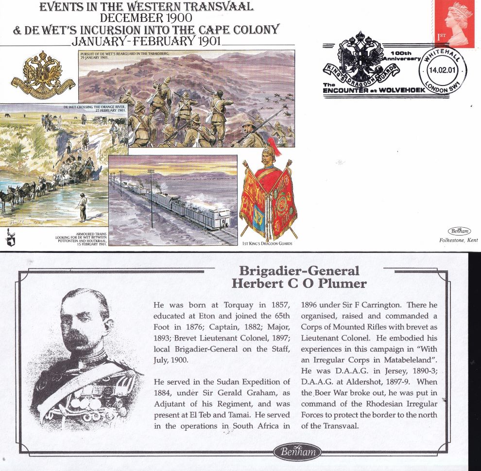GB ANGLO BOER WAR "EVENTS IN THE WESTERN TRANSVAAL"- COMMEMORATIVE COVER