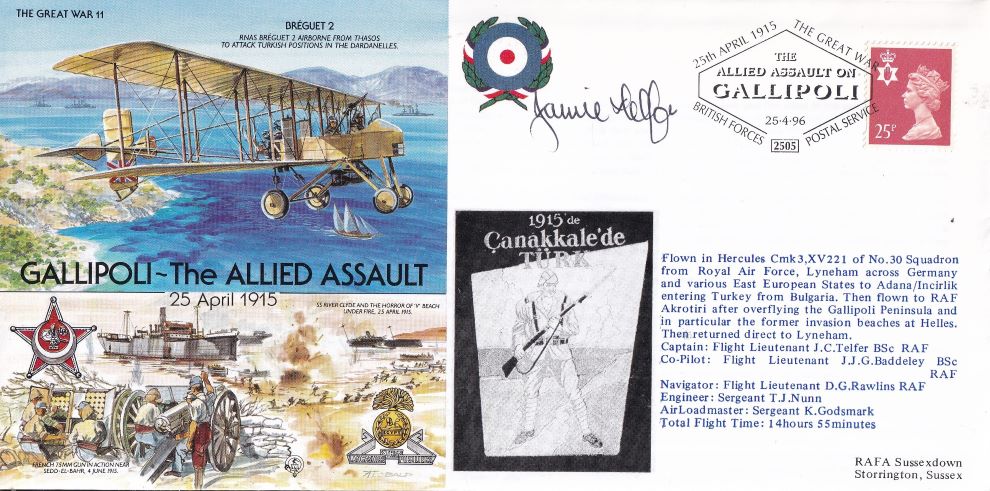 THE GREAT WAR #11 1996- GALLIPOLI - THE ALLIED ASSAULT- Signed copy